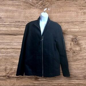 NWT Field Scout XL 100% cotton denim jacket. Black.